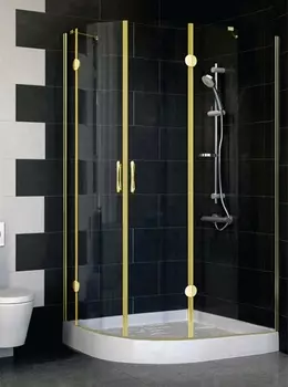 Душевой уголок Vegas Glass AFS-F 110*100 09 01 R стекло прозрачное, 110x100