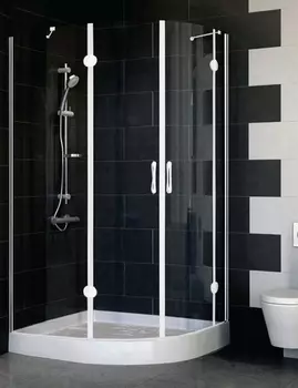 Душевой уголок Vegas Glass AFS-F 110*90 01 01 L стекло прозрачное, 110x90