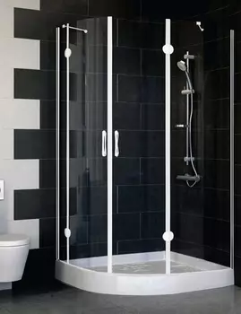 Душевой уголок Vegas Glass AFS-F 110*90 01 01 R стекло прозрачное, 110x90