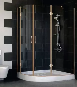 Душевой уголок Vegas Glass AFS-F 120*100 05 01 R стекло прозрачное, 120x100