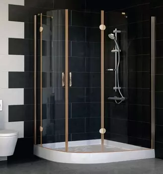 Душевой уголок Vegas Glass AFS-F 120*110 05 01 R стекло прозрачное, 120x110