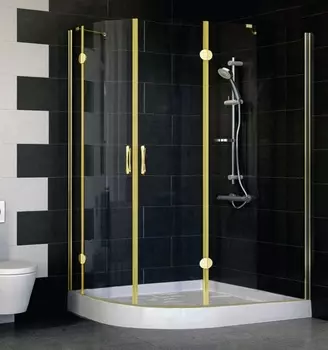 Душевой уголок Vegas Glass AFS-F 120*110 09 01 R стекло прозрачное, 120x110