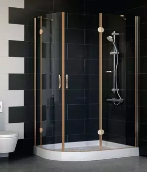 Душевой уголок Vegas Glass AFS-F 120*80 05 01 R стекло прозрачное, 120x80