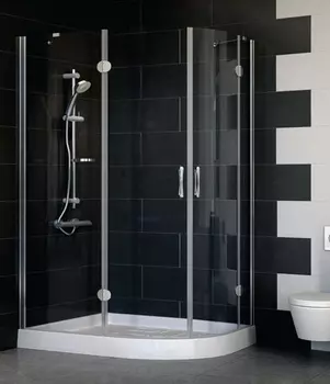 Душевой уголок Vegas Glass AFS-F 120*80 07 01 L стекло прозрачное, 120x80