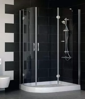 Душевой уголок Vegas Glass AFS-F 120*80 07 01 R стекло прозрачное, 120x80