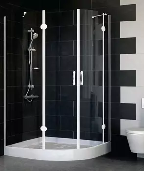 Душевой уголок Vegas Glass AFS-F 120*90 01 01 L стекло прозрачное, 120x90