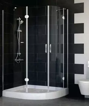 Душевой уголок Vegas Glass AFS-F 120*90 08 01 L стекло прозрачное, 120x90