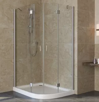 Душевой уголок Vegas Glass AFS-F Lux 120*90 07 01 L профиль матовый хром, стекло прозрачное AFS-F lux 120*90 07 01 L