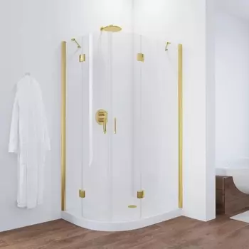 Душевой уголок Vegas Glass AFS-F TUR NOVO h1890 120*80 09 01 R профиль золото, стекло прозрачное