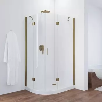 Душевой уголок Vegas Glass AFS-F TUR NOVO h1890 110*90 05 01 R профиль бронза, стекло прозрачное
