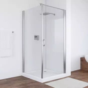 Душевой уголок Vegas Glass EP-Fis 0090 08 01 R профиль глянцевый хром, стекло прозрачное EP-Fis 90 08 01 R