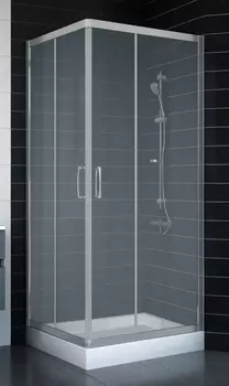 Душевой уголок Vegas Glass ZA 0080 07 10 стекло сатин, 80x80