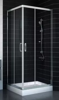 Душевой уголок Vegas Glass ZA 0080 08 01 стекло прозрачное, 80x80 ZA 80 08 01