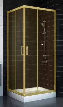 Душевой уголок Vegas Glass ZA 0080 09 05 стекло бронза, 80x80 ZA 80 09 05