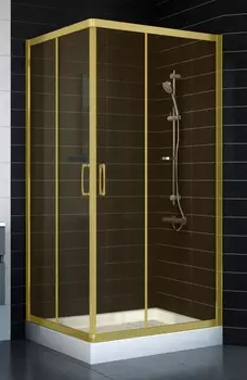 Душевой уголок Vegas Glass ZA 0090 09 05 стекло бронза, 90x90 ZA 90 09 05