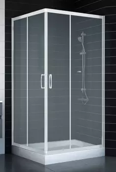 Душевой уголок Vegas Glass ZA 0100 01 10 стекло сатин, 100x100