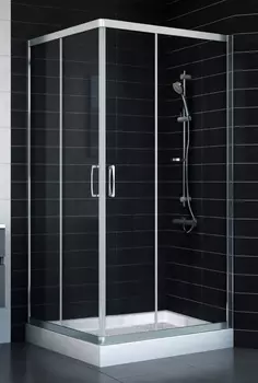 Душевой уголок Vegas Glass ZA 0100 08 01 стекло прозрачное, 100x100