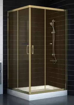 Душевой уголок Vegas Glass ZA 0110 05 05 стекло бронза, 110x110 ZA 110 05 05