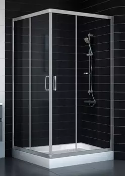Душевой уголок Vegas Glass ZA 0110 07 01 стекло прозрачное, 110x110