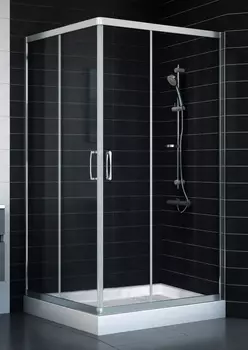 Душевой уголок Vegas Glass ZA 0110 08 01 стекло прозрачное, 110x110
