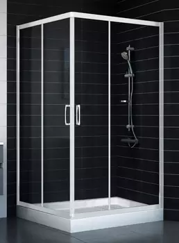 Душевой уголок Vegas Glass ZA 0120 01 01 стекло прозрачное, 120x120