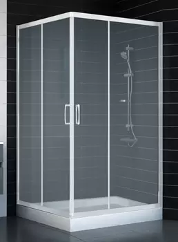 Душевой уголок Vegas Glass ZA 0120 01 10 стекло сатин, 120x120