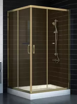 Душевой уголок Vegas Glass ZA 0120 05 05 стекло бронза, 120x120 ZA 120 05 05