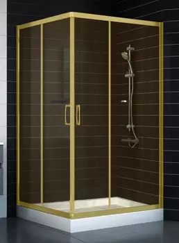 Душевой уголок Vegas Glass ZA 0120 09 05 стекло бронза, 120x120 ZA 120 09 05