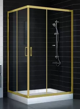 Душевой уголок Vegas Glass ZA-F 0110*100 09 01 стекло прозрачное, 100x110 ZA-F 110*100 09 01