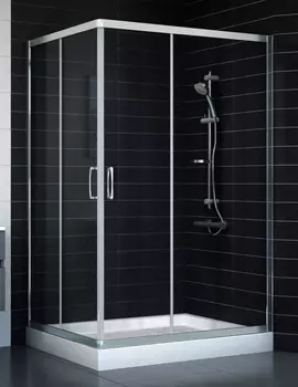 Душевой уголок Vegas Glass ZA-F 0120*100 08 01 стекло прозрачное, 100x120 ZA-F 120*100 08 01