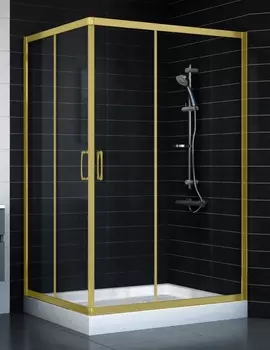 Душевой уголок Vegas Glass ZA-F 0120*100 09 01 стекло прозрачное, 100x120 ZA-F 120*100 09 01