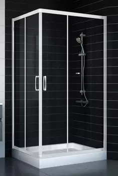 Душевой уголок Vegas Glass ZA-F 80*100 01 01 стекло прозрачное, 80x100 ZA-F 100*80 01 01