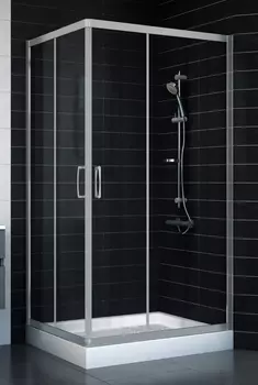 Душевой уголок Vegas Glass ZA-F 80*100 07 01 стекло прозрачное, 80x100 ZA-F 100*80 07 01