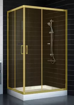 Душевой уголок Vegas Glass ZA-F 80*110 09 05 стекло бронза, 80x110 ZA-F 110*80 09 05