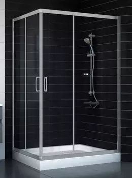 Душевой уголок Vegas Glass ZA-F 80*120 07 01 стекло прозрачное, 80x120 ZA-F 120*80 07 01
