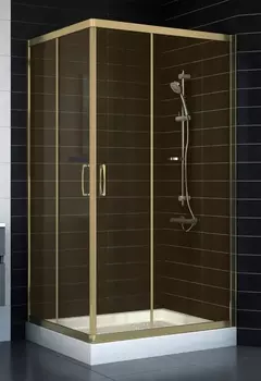 Душевой уголок Vegas Glass ZA-F 90*100 05 05 стекло бронза, 90x100 ZA-F 100*90 05 05