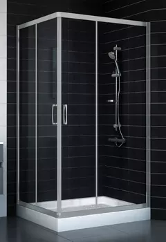 Душевой уголок Vegas Glass ZA-F 90*100 07 01 стекло прозрачное, 90x100 ZA-F 100*90 07 01