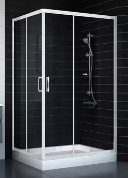 Душевой уголок Vegas Glass ZA-F 90*110 01 01 стекло прозрачное, 90x110 ZA-F 110*90 01 01