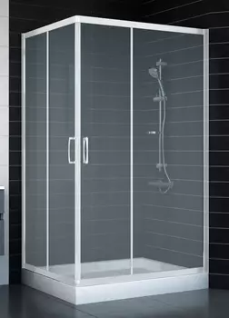 Душевой уголок Vegas Glass ZA-F 90*110 01 10 стекло сатин, 90x110 ZA-F 110*90 01 10