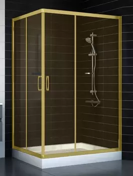 Душевой уголок Vegas Glass ZA-F 90*120 09 05 стекло бронза, 90x120 ZA-F 120*90 09 05