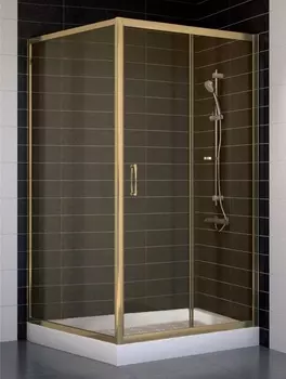 Душевой уголок Vegas Glass ZP+ZPV 100*100 05 05 стекло бронза, 100x100