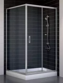 Душевой уголок Vegas Glass ZP+ZPV 100*100 07 01 стекло прозрачное, 100x100