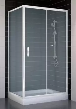 Душевой уголок Vegas Glass ZP+ZPV 100*70 01 10 стекло сатин, 100x70