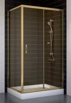 Душевой уголок Vegas Glass ZP+ZPV 100*70 05 05 стекло бронза, 100x70