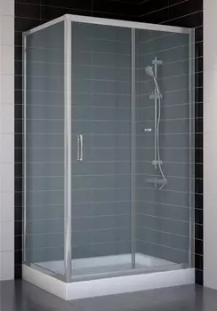 Душевой уголок Vegas Glass ZP+ZPV 100*70 07 10 стекло сатин, 100x70