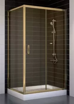 Душевой уголок Vegas Glass ZP+ZPV 100*80 05 05 стекло бронза, 100x80