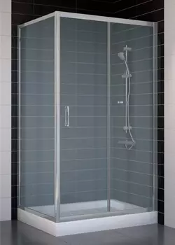 Душевой уголок Vegas Glass ZP+ZPV 100*80 07 10 стекло сатин, 100x80