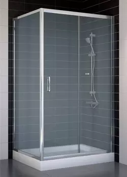 Душевой уголок Vegas Glass ZP+ZPV 100*80 08 10 стекло сатин, 100x80