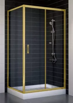 Душевой уголок Vegas Glass ZP+ZPV 100*80 09 01 стекло прозрачное, 100x80