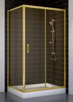 Душевой уголок Vegas Glass ZP+ZPV 100*80 09 05 стекло бронза, 100x80